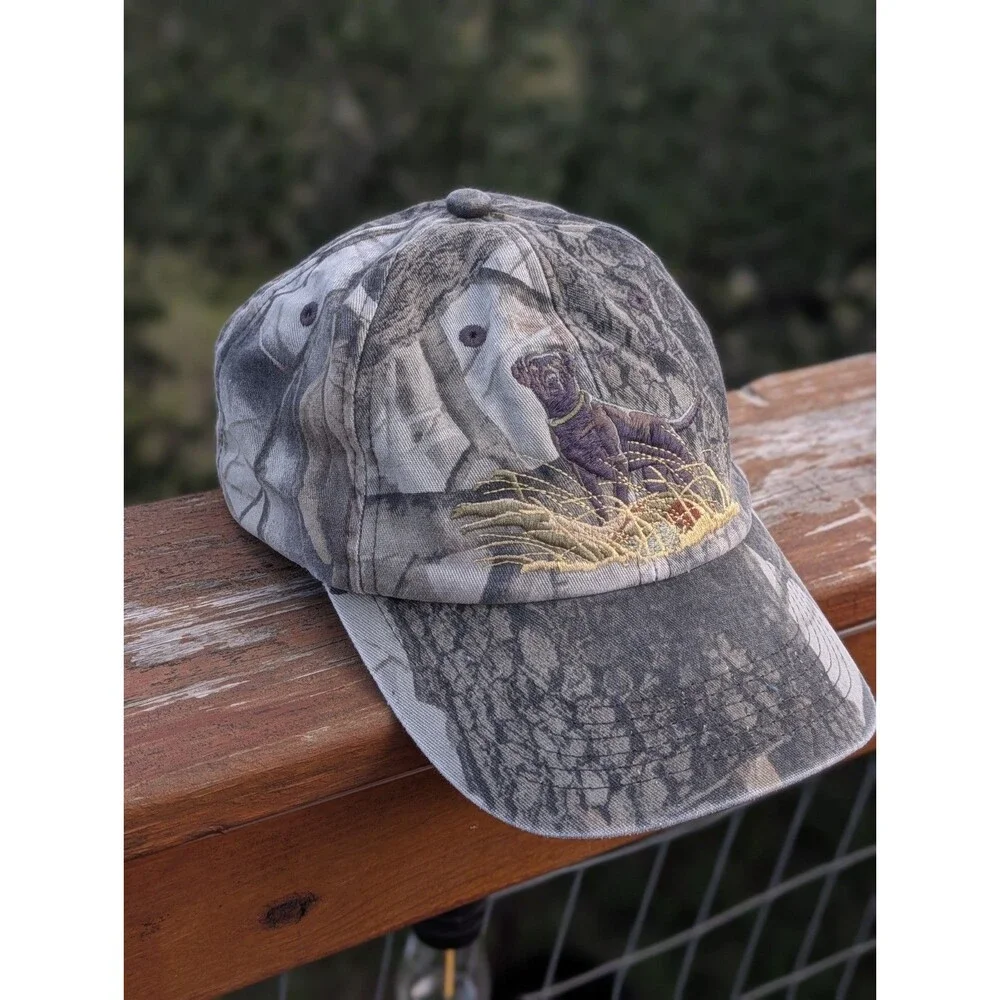 Realtree Camo Labrador Retriever Embroidered John Deere KIDS hat Snapback READ